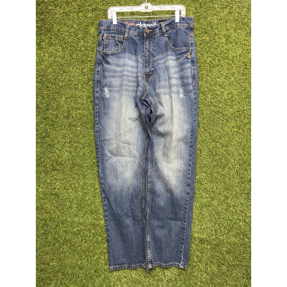 Vintage Akademiks Jeans Mens 36x34 Baggy Skater Grunge Punk y2k 90s RN 0100964